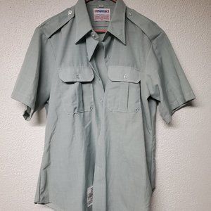 Shirt - Men - Propper Tactical Short Sleeve - Light Green - Size 17 1/2 - XL